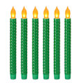 Miniatyrbillede 1 af 8: 6STK Elektroniske stearinlys LED GRØN 6STK 6STK Green 6Pcs-6Pcs