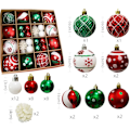 Pikkukuva 7 / 10: Joulukuuseen ripustettavat pallot Joulupallo 42 KPL SET C 42 KPL SET C 42pcs set C