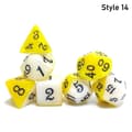7 stk/sett DND-terninger polyedriske terninger STIL 14 STIL 14 Style 14