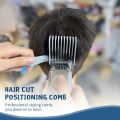 Miniatyrbild 6 av 10: Barber Fade Kammar Hårsaxkam SVART Black