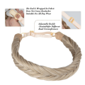 Miniatyrbillede 3 af 10: Syntetisk pandebånd Fishtail Braids Hår 22/613 22/613 22/613