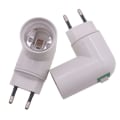 Miniatyrbild 6 av 9: Skruvomvandlare E27 Bulb Light Base EU PLUG EU PLUG EU Plug
