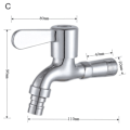 Miniatyrbillede 1 af 10: Hurtig åben vandhane Mop Cold Tap C C C
