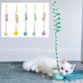 Pikkukuva 8 / 10: 2kpl Scratch Rope Cat Stick Interaktiivinen kissan riippulelu PUNAINEN Red