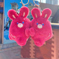Pikkukuva 6 / 9: Rabbit Keychain Pehmolelu PUNAINEN OIKEA OIKEA red Right-Right