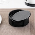 Miniatyrbillede 6 af 7: Rund Cup Måtte Isoleringsmåtte PU Læder Coaster
