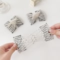 Miniatyrbillede 5 af 10: Pearl Elastic Hair Hårnål Double Side Bun 2 2 2