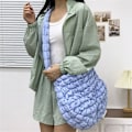 Miniatyrbillede 7 af 10: Quiltet mulepose Puffer mulepose LYSEBLÅ Light Blue