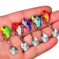 Miniatyrbilde 10 av 10: 2 stk fiskesluk Wobble Bait 1D D 1D