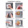 Miniatyrbilde 7 av 10: Toalettpapirholder Tissue Box HVIT DESKTOP MODELL DESKTOP MODELL White desktop model-desktop model