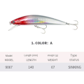 Miniatyrbillede 7 af 10: Minnow Fishing Lure Synkende Lure A A A