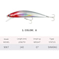 Miniatyrbillede 7 af 10: Minnow Fishing Lure Synkende Lure C C C