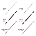 Miniatyrbilde 2 av 10: 4 STK Stylus Pen Skjerm Touch Pen ROSE GOLD 2-IN-1 2-IN-1 Rose Gold 2-in-1-2-in-1