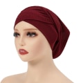 Miniatyrbillede 3 af 10: Front Cross Cap Cross Head Wrap WINE RED Wine Red