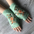Pikkukuva 6 / 10: Neulotut Fingerless Gloves Fingerless Gloves MUSTA black