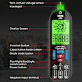 Miniatyrbild 10 av 10: Digital multimeter brytpunktsmätare A1X A1X A1X