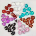 Miniatyrbilde 4 av 10: 7 stk/sett DND-terninger polyedriske terninger STIL 1 STIL 1 Style 1