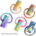 Miniatyrbilde 2 av 10: Data Cable Protector Silikon Data Cable Winder SORT SORT Black