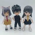 Miniatyrbillede 8 af 10: Uniform Sløjfe Tøj Sløjfe SORT Black