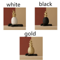 Miniatyrbild 2 av 10: Pineapple Crafts Desktop Ornament SVART L black L