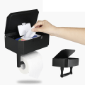 Miniatyrbilde 8 av 9: Tissue Box Baderom Toalett Tissue Holder SORT B B BLACK B-B
