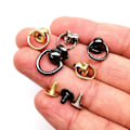 Miniatyrbillede 7 af 7: 10 stk./pakning Nitte Stud Ball Nail SORT A A black A-A