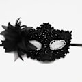 Pikkukuva 4 / 10: Lace Eye Masks Masquerade Masks RED red