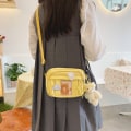 Pikkukuva 1 / 10: Kawaii Bag JK läpinäkyvä laukku KELTAINEN yellow