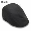 Golf Driving Hat Herre Flad Kasket SORT black