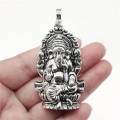 Pikkukuva 10 / 10: 4 kpl Buddhan antiikkiriipus Elefantti Buddha-riipus Silver
