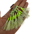 Miniatyrbillede 6 af 6: Fjer fiskekroge med line to kroge 1/0-3 STK 1/0-3 STK 1/0-3pcs
