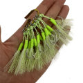 Miniatyrbillede 6 af 6: Fjer fiskekroge med line to kroge 3/0-2 STK 3/0-2 STK 3/0-2pcs