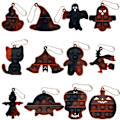 Pikkukuva 1 / 10: 12 kpl Halloween Pop Fidget toys Lelupakkaukset, Mini Push Bubble Toy 7 7
