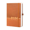 Miniatyrbillede 1 af 8: Engelsk kalender Notebook Plan Notesbog BRUN Brown