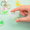 Miniatyrbilde 6 av 10: Tulipannøkkelring Akrylnøkkelring STYLE 2 STYLE 2 Style 2