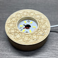 Miniatyrbild 1 av 10: LED-ljusdisplayhållare Crystal Ball Base VIT LIGHTC C White LightC