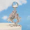 Miniatyrbillede 1 af 10: Ugle Display Holder Krystalkugle Base B B B