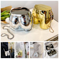 Miniatyrbillede 9 af 10: Crossbody taske Akryl kæde håndtasker SØLV Silver