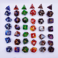 Miniatyrbild 5 av 10: 7 st/ set DND-tärningar polyedriska tärningar 09 09 09