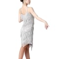 Miniatyrbillede 8 af 10: Latin Dance Dress Dancing Skirt SORT Black