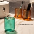 Pikkukuva 2 / 9: Hammasharjakuppi Gargle Cup GREEN 2KPL JA PERUS 2KPL JA PERUS green 2pcs and base-2pcs and base