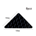 Miniatyrbilde 1 av 10: Sklisikkert klistremerke Teppefeste SVART TREKANT TREKANT black triangle-triangle