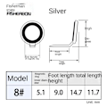 Miniatyrbild 3 av 10: Fiskespö Ring Eye Guide fiskeguide 3 3 3