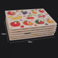 Miniatyrbilde 2 av 10: Tre Puslespill Puslespill Board GRØNNSAKE GRØNNSAKER vegetable