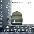 Miniatyrbild 1 av 9: Webbing Strap Spänne Slider Fästelement ARMY GREEN Army Green