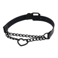 Miniatyrbillede 10 af 10: Gothic Chain Punk Halskæde ROSE RED rose red