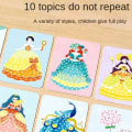 Miniatyrbilde 4 av 10: Poke Art DIY Lekeutstyr Utdannende Poke Maling HIMMELBLÅ Sky Blue