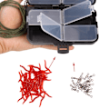 Miniatyrbillede 6 af 6: Luya Bait Box Fish Bait Box Opbevaringsbeholder