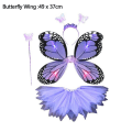 Pikkukuva 2 / 10: LED-lasten pukurekvisiitta Butterfly Wings -setit ROSE 4PCS/ SET Rose 4pcs/set-4pcs/set