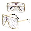 Pikkukuva 9 / 10: Rhinestone Mesh lasit Y2K aurinkolasit C03 C03 C03
